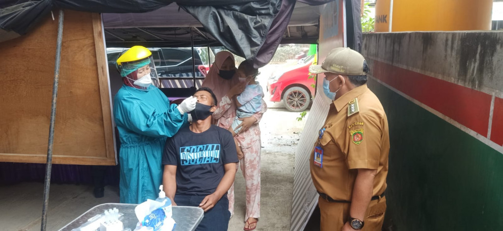Posko Penyekatan Satgas Covid-19 Kecamatan Samarinda Ulu