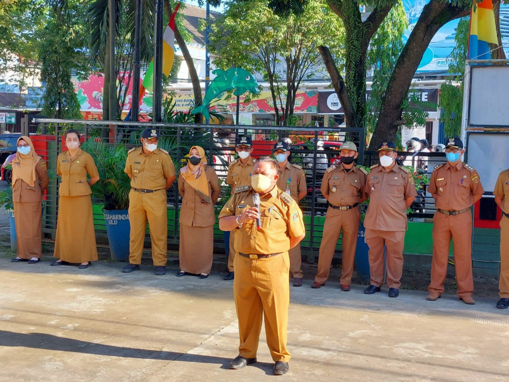 Apel pagi Gabungan di Kecamatan Samarinda Ulu