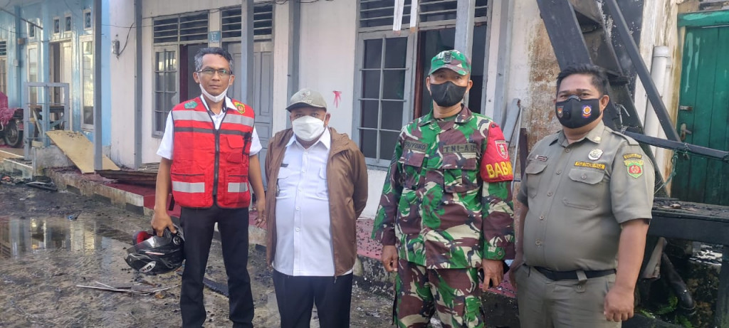 Peninjauan Lokasi Kebakaran di Jl. Dr Soetomo