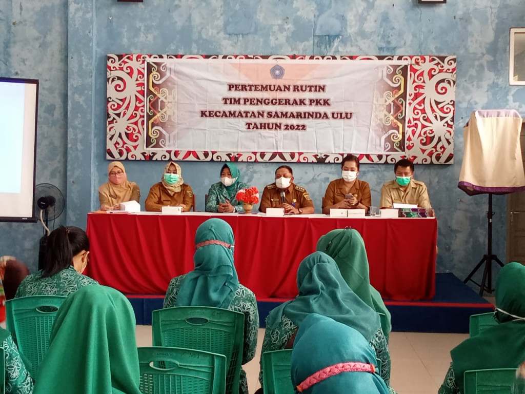 Pertemuan Rutin TP PKK Kecamatan Samarinda Ulu