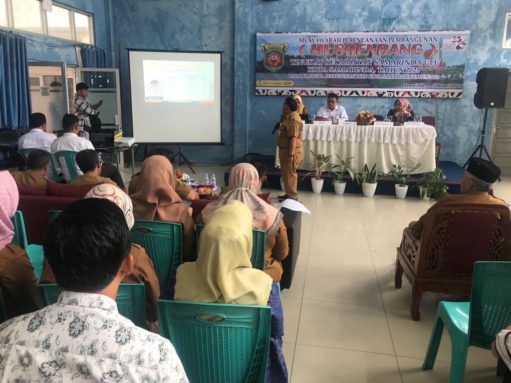 Musyawarah Perencanaan Pembangunan (Musrenbang) Tingkat Kecamatan Samarinda Ulu Tahun 2023 RKPD 2024 Kota Samarinda