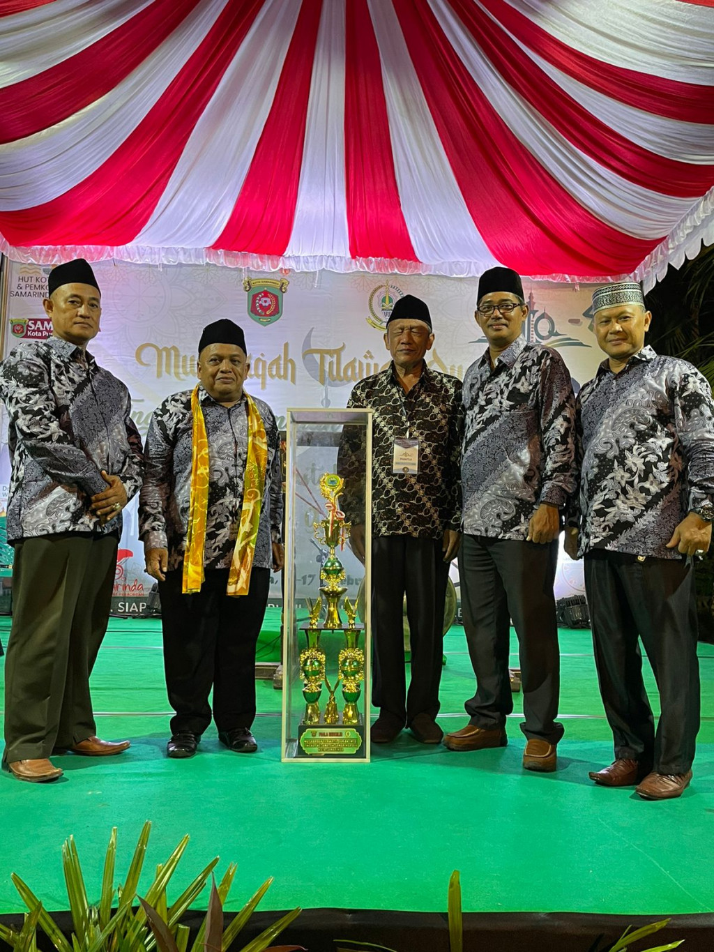 Acara Pembukaan MTQ ke 45 Tk. Kec Smd Ulu Tahun 2023 di Kelurahan Gunung Kelua