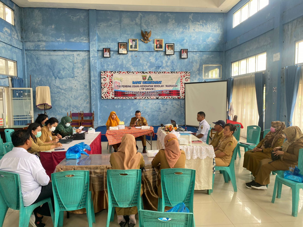 Rapat koordinasi penyusunan program kerja TP UKS/M Kec Smd Ulu