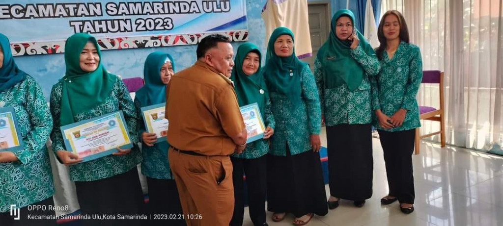 Kegiatan Pertemuan Rutin TP PKK Kecamatan Samarinda Ulu