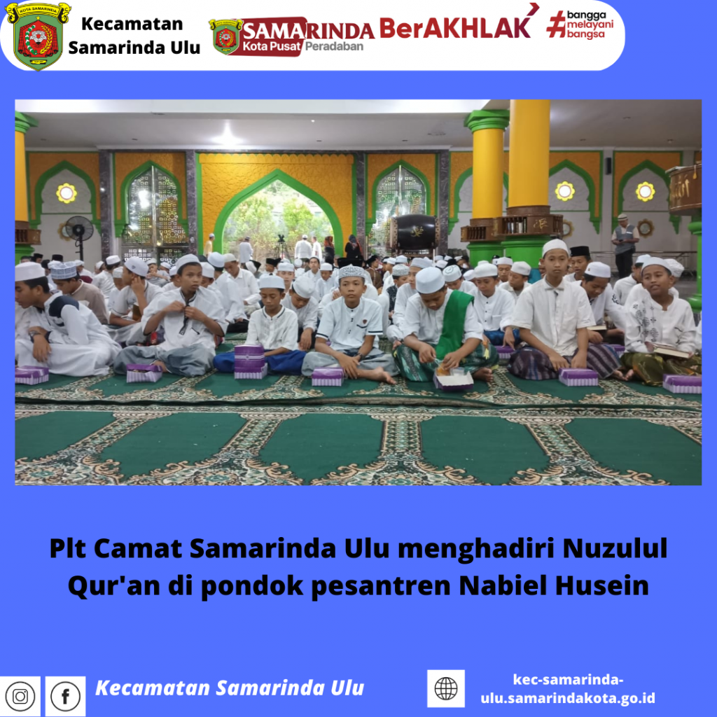 Acara Nuzulul Qur'an di pondok pesantren Nabiel Husein