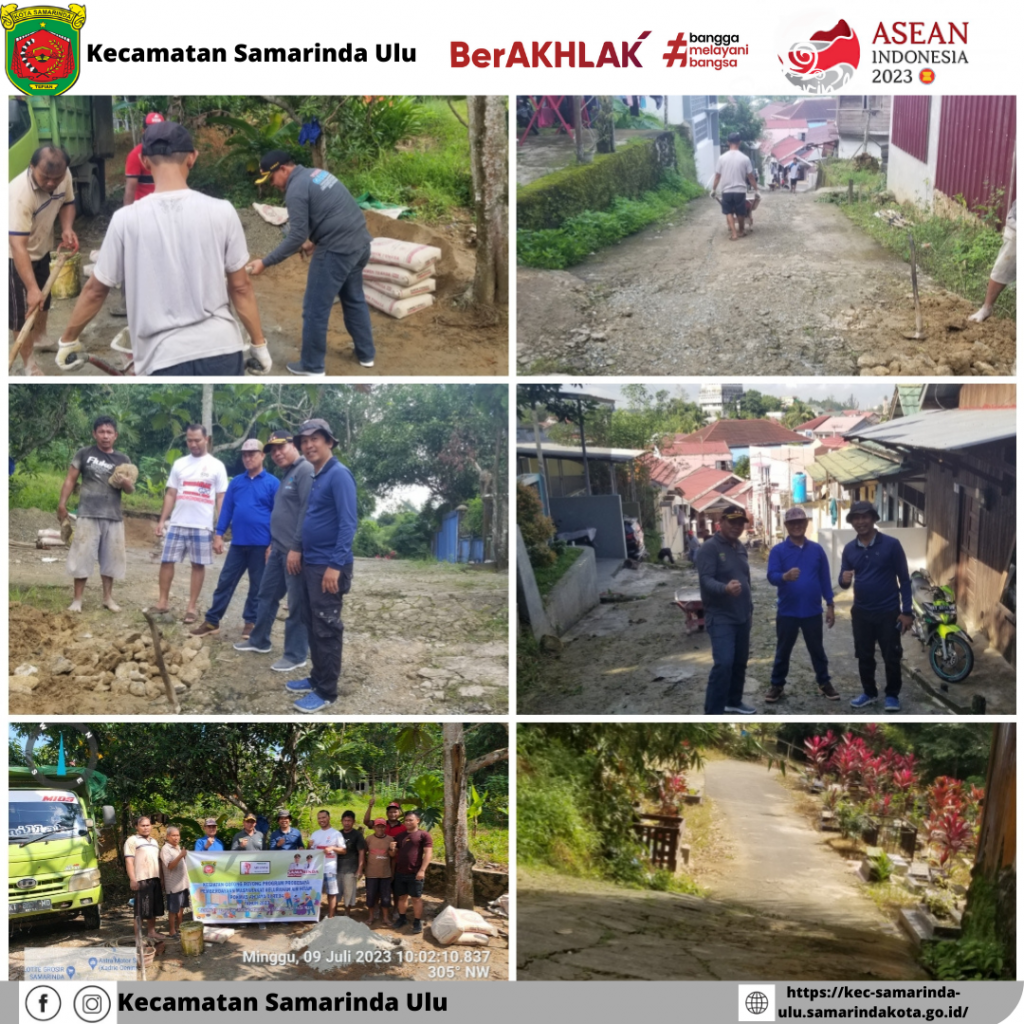 Giat Camat Samarinda Ulu Monitoring gotong-royong di RT 31
