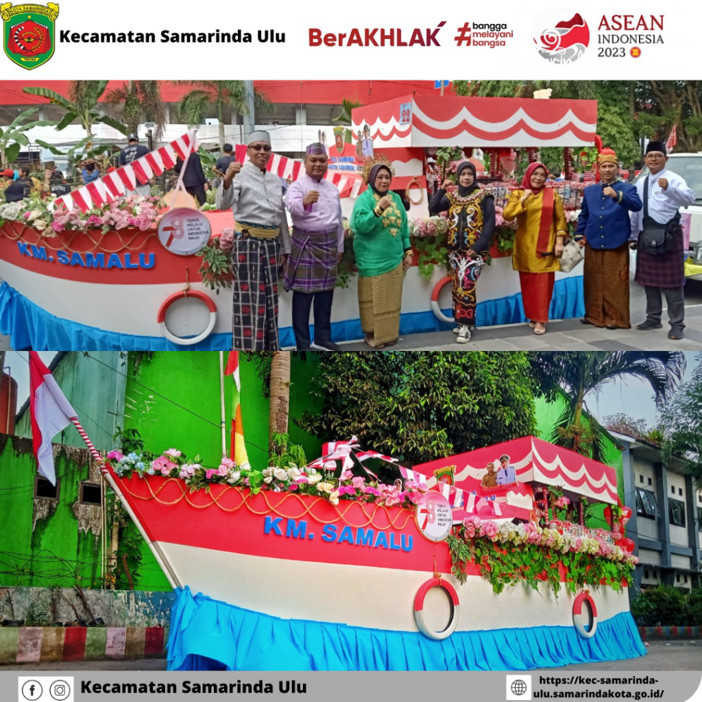 Pawai Pembangunan dalam memeriahkan pesta kemerdekaan Republik Indonesia ke 78 tahun.