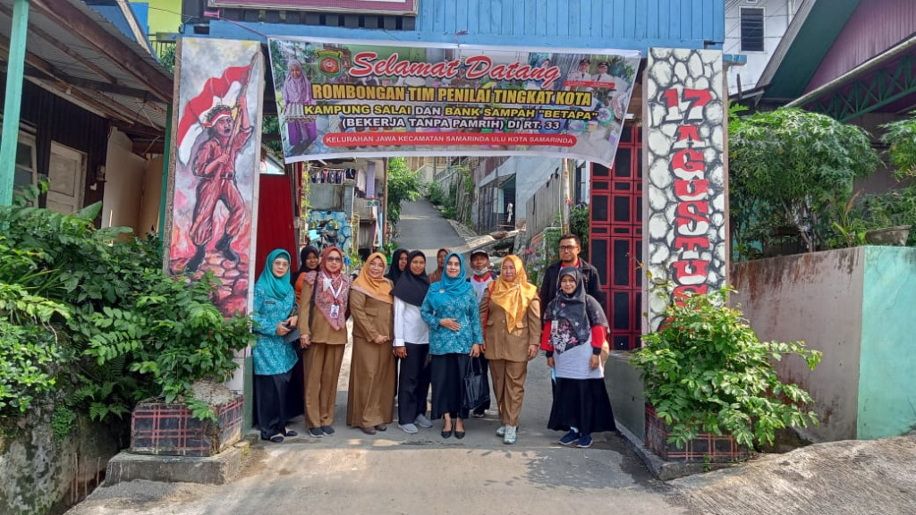 Verifikasi Lapangan Tim Juri Lomba Kampung Salai tahun 2023 di Kecamatan Samarinda Ulu