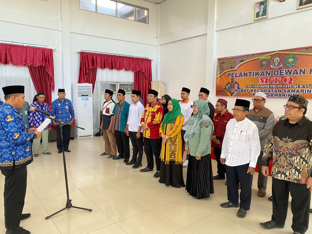 Camat Samarinda Ulu Lantik Dewan Hakim MTQ Tingkat Kecamatan Samarinda Ulu