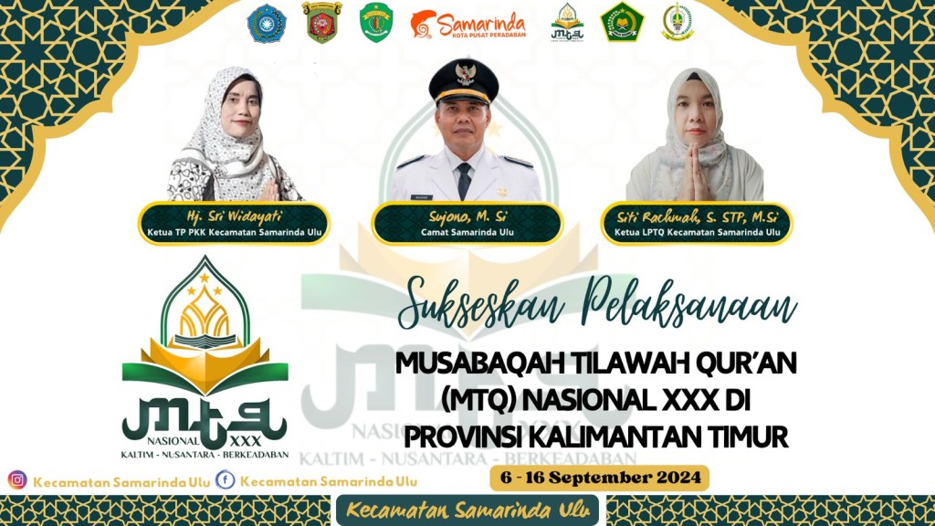 Sukseskan Pelaksanaan Musabaqah Tilawah Qur'an (MTQ) Nasional ke XXX