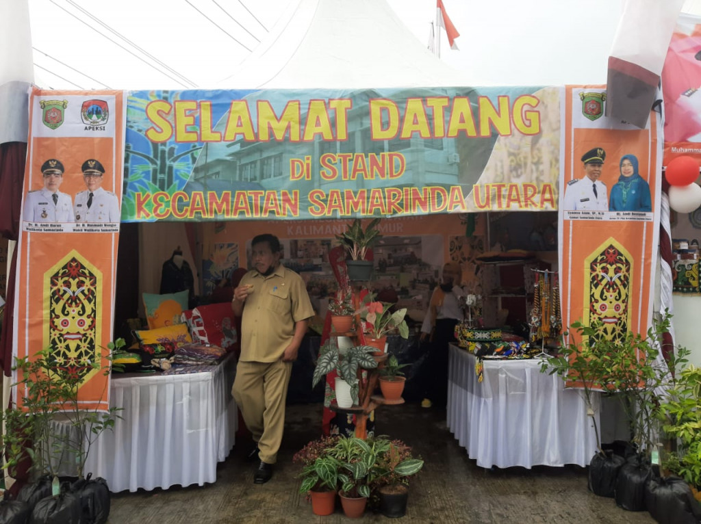 Kecamatan Samarinda Utara berpartisipasi di Mini Expo  Rakerwil Apeksi di halaman museum Taman Samarendah