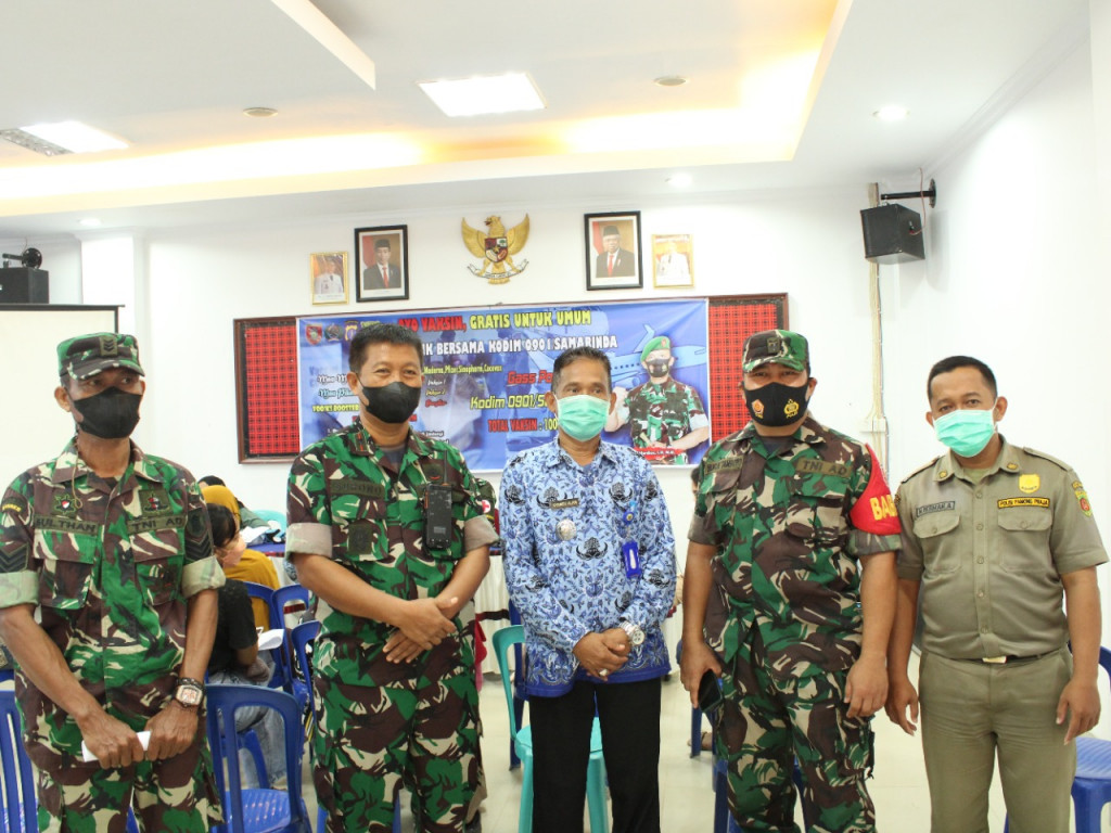 Vaksinasi Bersama Kodim 0901/Samarinda