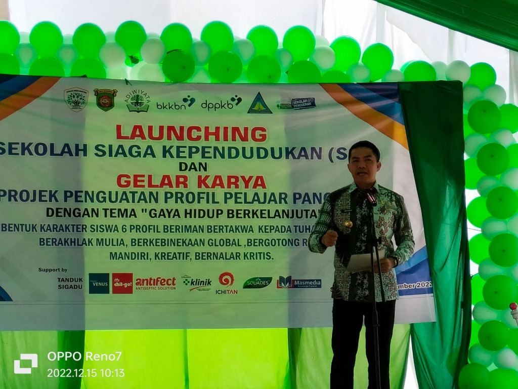 launching SSK (Sekolah Siaga Kependudukan)