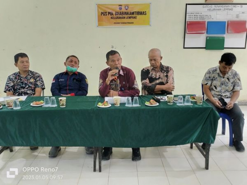 Rapat Koordinasi bersama RT Se kelurahan Lempake