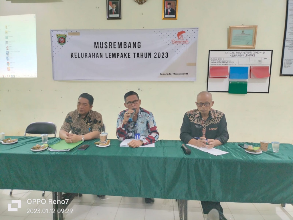 Musrenbang Kelurahan Lempake tahun 2023