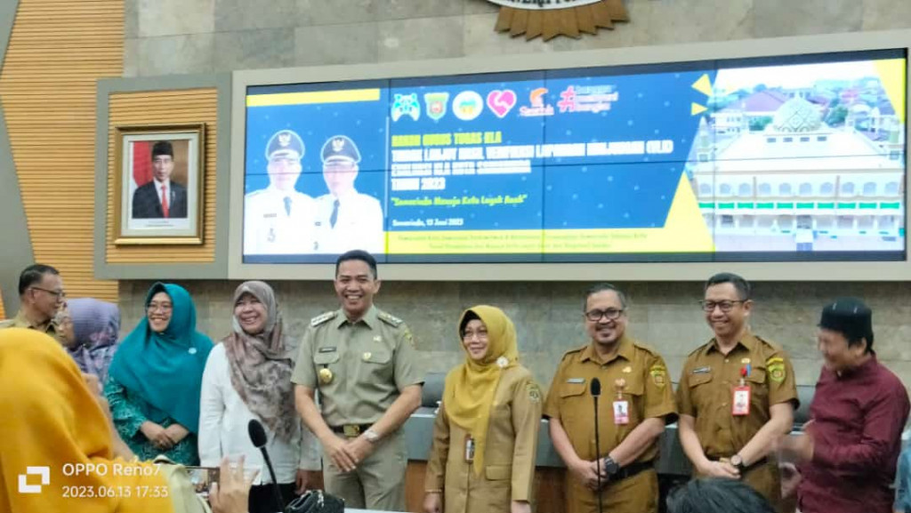 Camat Samarinda Utara menghadiri Rakor gugus Tugas KLA