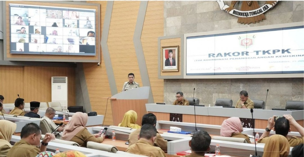 Rapat Koordinasi Penurunan Angka Kemiskinan Samarinda