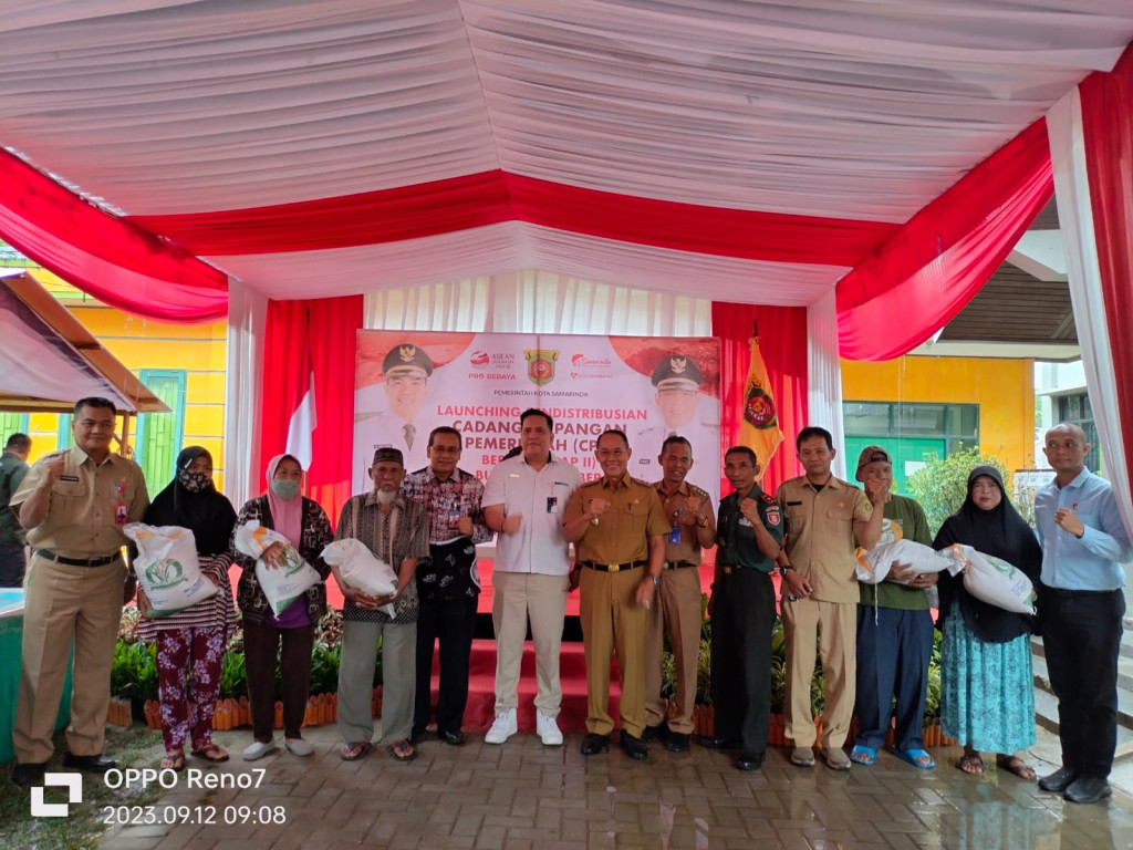 Launching Pendistribusian Beras Cadangan Pangan