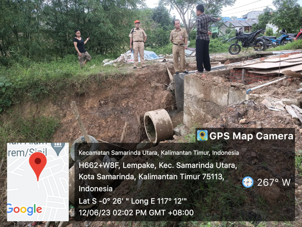 Pengecekan Tanah Longsor  Kec. Samarinda Utara