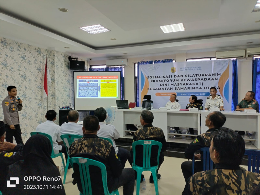 Sosialisasi dan Sillaturrahim FKDM Kecamatan Samarinda Utara