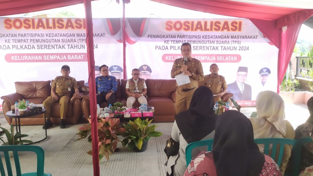 Sosialisasi peningkatan partisipasi masyarakat di Kel. Sempaja Barat