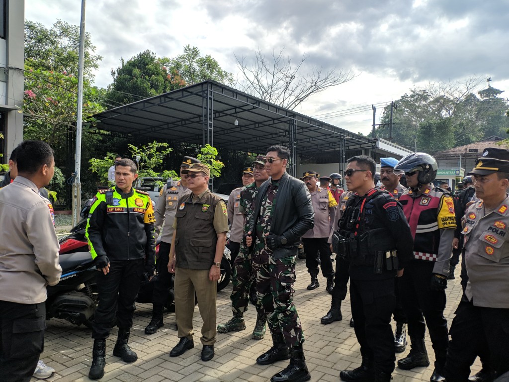 Kunjungan Kapolres dan Dandim Pemantauan Pendistribusian Surat Suara Pilkada 2024