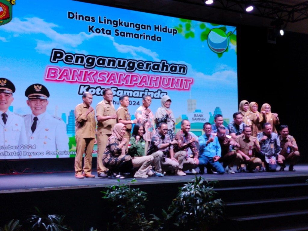 Kegiatan Penganugerahan Unit Bank Sampah se-Kota Samarinda Tahun 2024