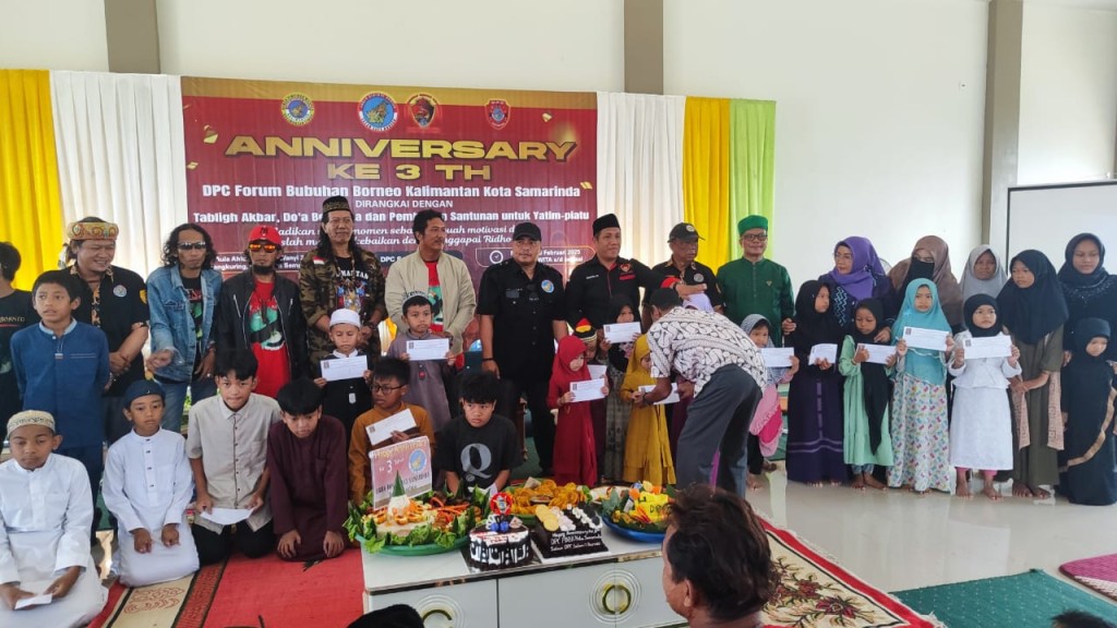 PLT Camat Kecamatan Samarinda Utara Hadiri Anniversary ke-3 DPC Bubuhan Borneo Kalimantan Kota Samarinda Tahun 2025