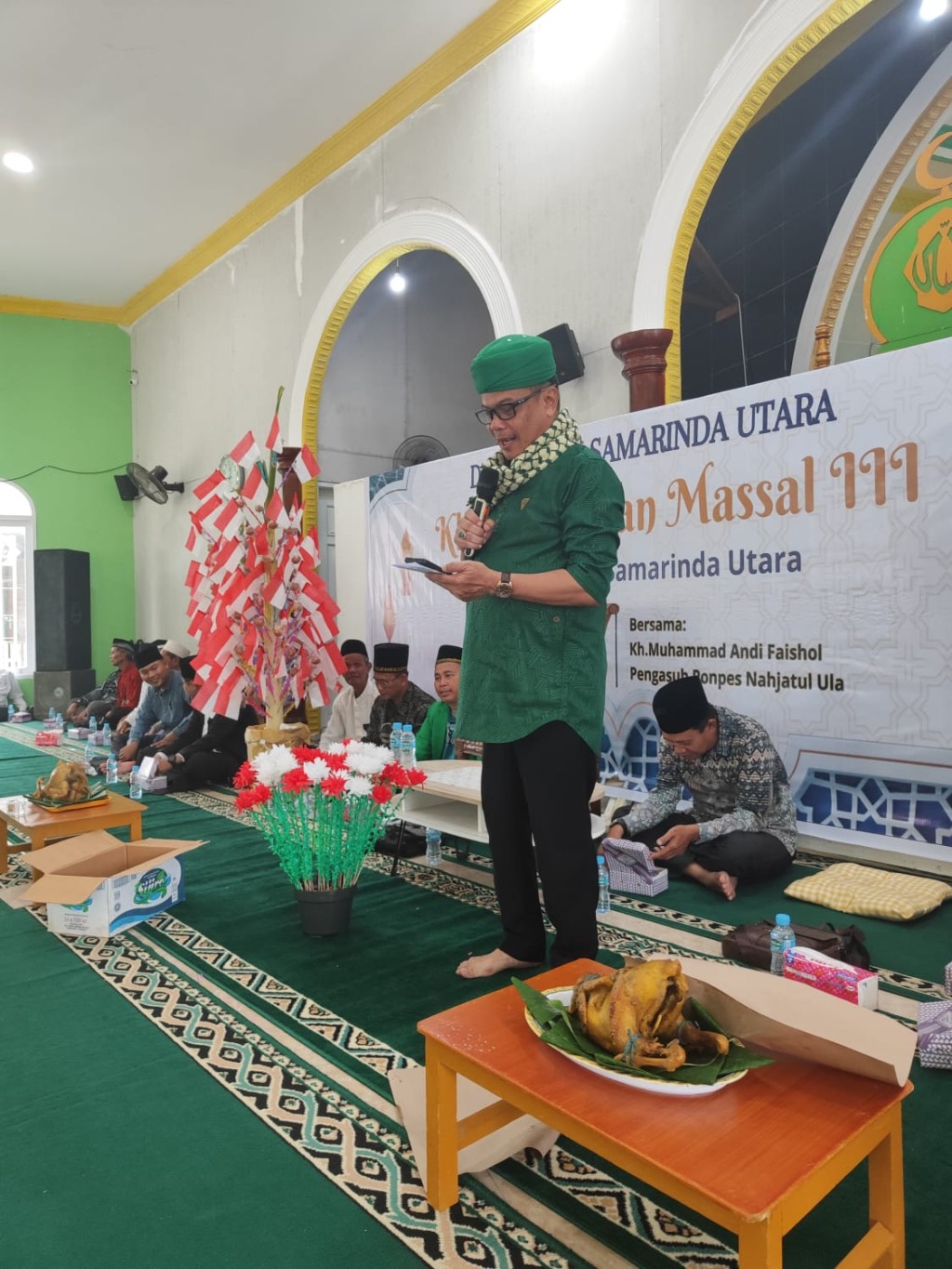 PLT Camat Kecamatan Samarinda Utara Hadiri Kegiatan Syukuran dan Khatamul Qur'an Massal BKPRMI Kecamatan Samarinda Utara Tahun 2025