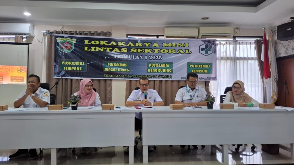 Mini Loka Karya Lintas Sektor Triwulan I Dibuka di Kecamatan Samarinda Utara