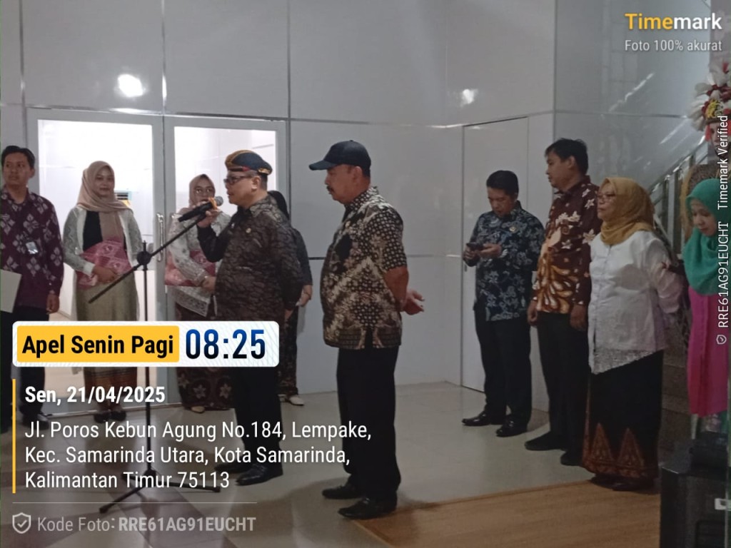 Semangat Kartini Warnai Apel Pagi Kecamatan Samarinda Utara