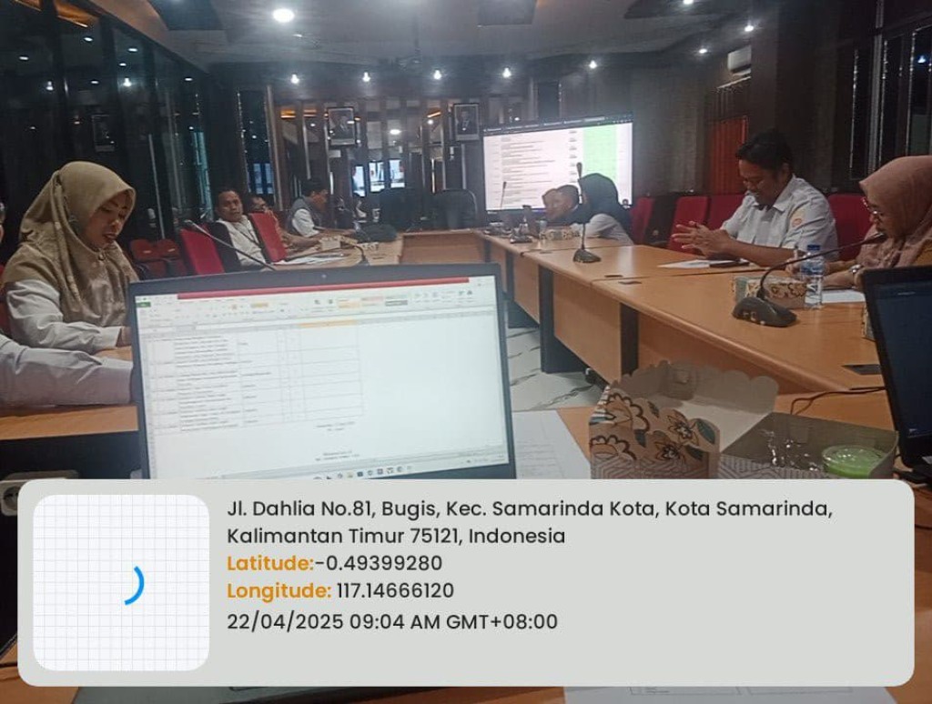 Kesepakatan Daftar DSSD e-Walidata Tahun 2025 dan Penyusunan Dokumen Rancangan Awal (Ranwal) RPJMD Kota Samarinda Tahun 2025–2026.