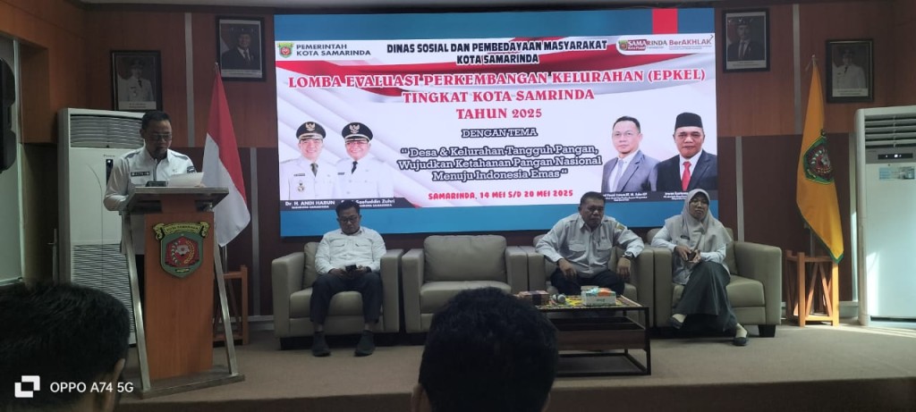 Pembukaan Lomba Evaluasi Perkembangan Kelurahan (EPKEL) Tingkat Kota Samarinda Tahun 2025