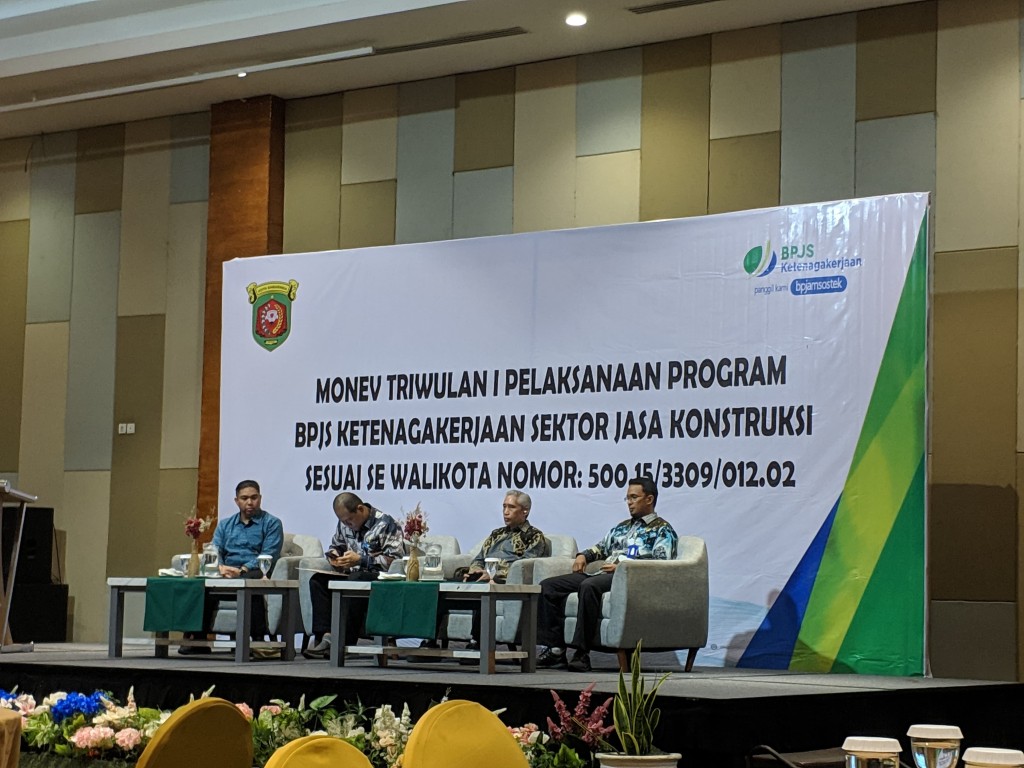 Monitoring & Evaluasi Triwulan I Program BPJS Ketenagakerjaan Sektor Jasa Konstruksi