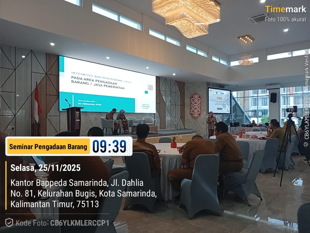 Seminar Pengadaan Barang dan Jasa Berintegritas
