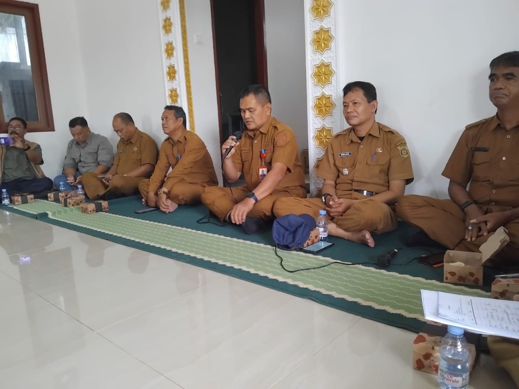 Koordinasi antara Poktan Bina Mulya dengan Petani Milenial