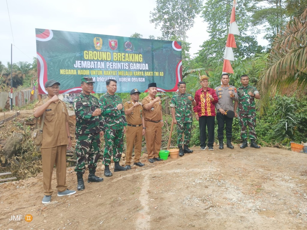 Ground Breaking Jembatan Perintis Garuda