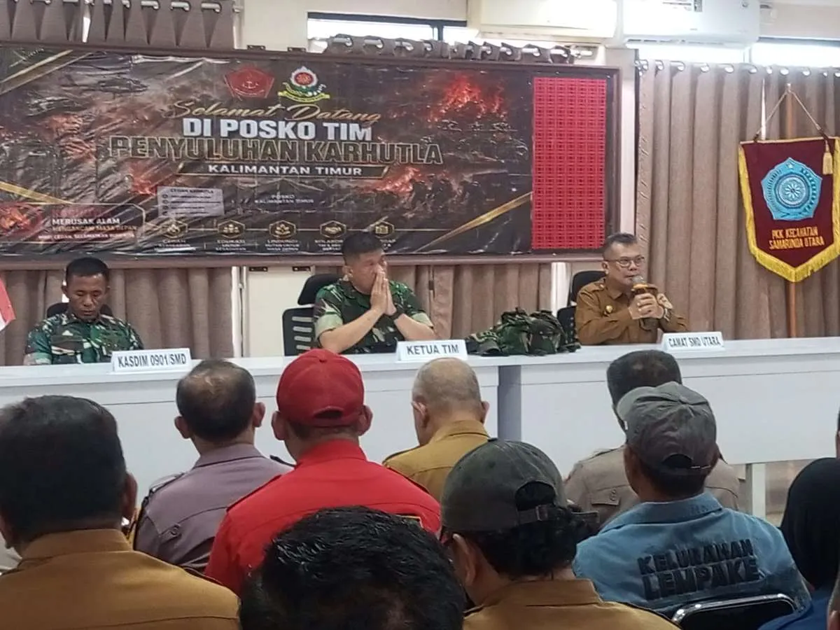 Tim Sosialisasi Mabes TNI Gelar Sosialisasi Pencegahan Karhutla di Kecamatan Samarinda Utara
