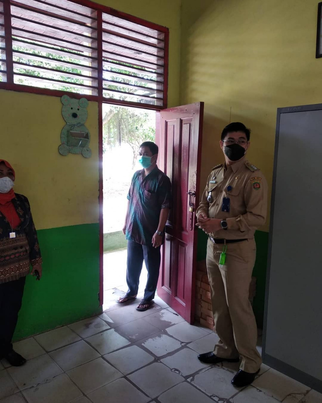 Monitoring Persiapan Pembelajaran Tatap Muka di SD 003 Kelurahan Pulau Atas