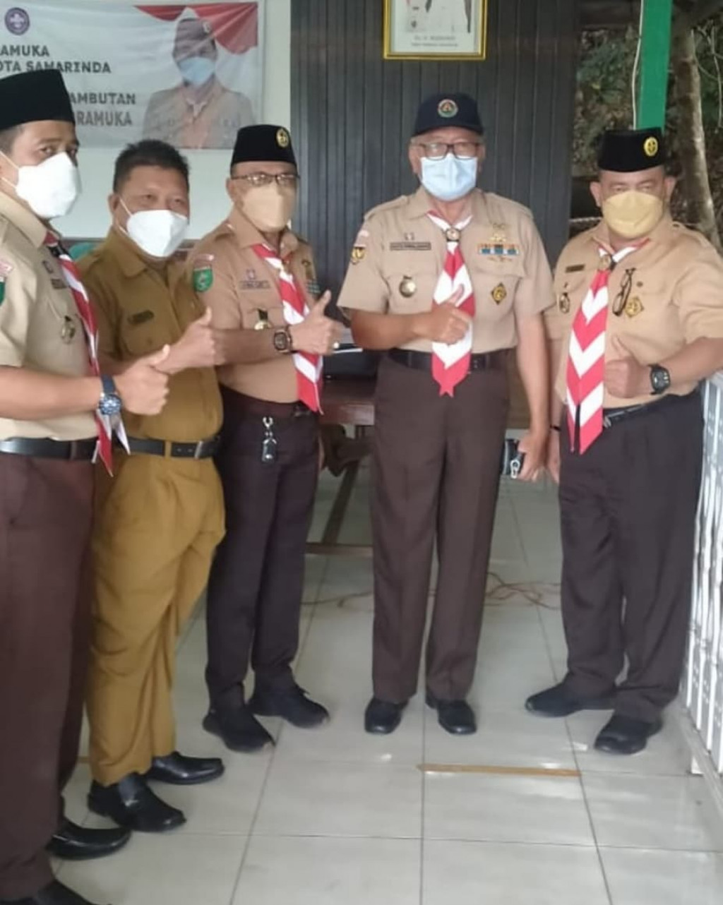 vaksinnasi program Pramuka kwartir cabang kota Samarinda