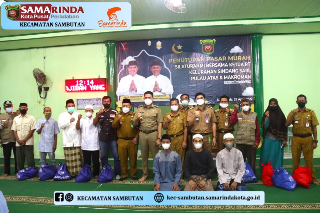 Penutupan acara Pasar Murah resmi ditutup Walikota Samarinda Bapak Dr. H. Andi Harun