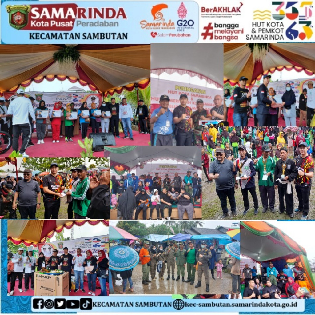 Jalan Santai dan Lomba - lomba bagi Masyarakat Kelurahan Serentak se - Kota Samarinda