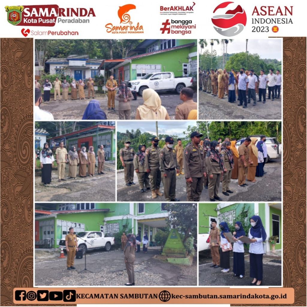 GIAT APEL PAGI KECAMATAN SAMBUTAN