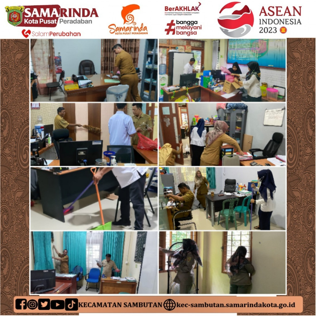 Menindaklanjuti Instruksi Walikota Samarinda, Melaksanakan "Aksi 30 Menit"