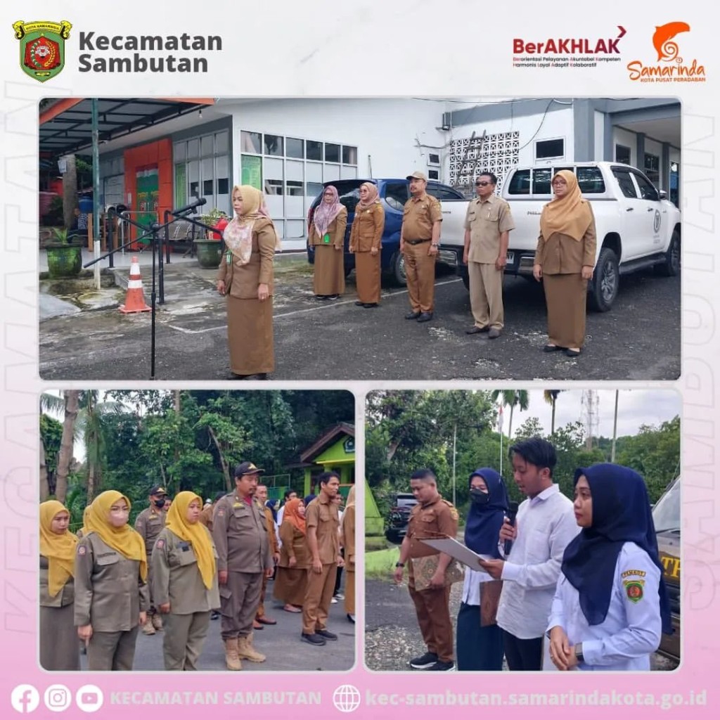 APEL PAGI APARTUR KECAMATAN SAMBUTAN