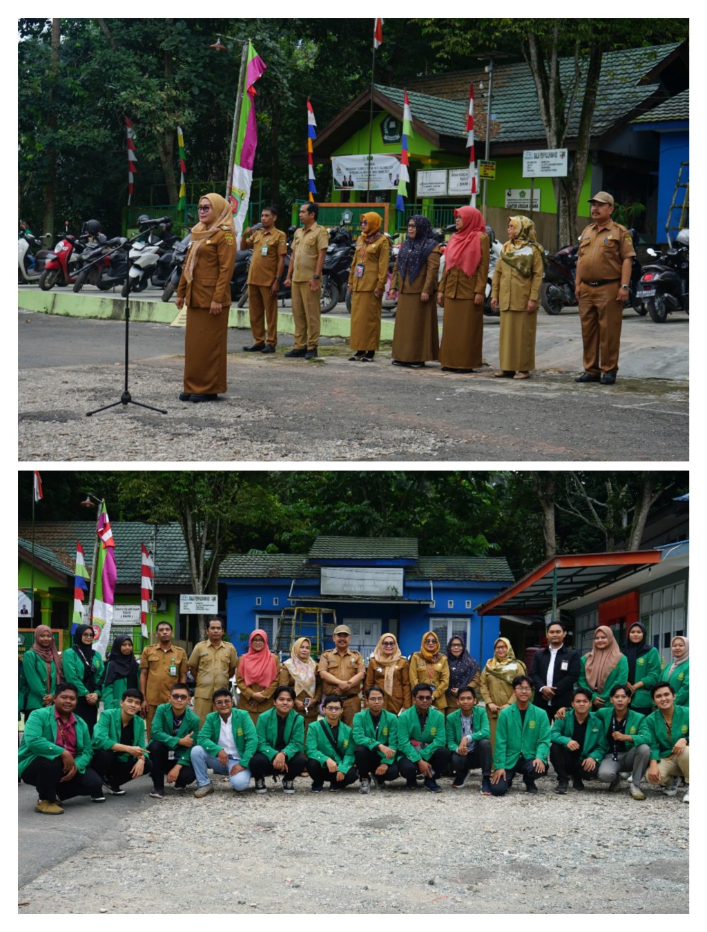 APEL PAGI APARATUR KECAMATAN SAMBUTAN DAN PERPISAHAN ANAK KKN UINSI SAMARINDA KALIMANTAN TIMUR (SENIN, 5 AGUSTUS 2024)