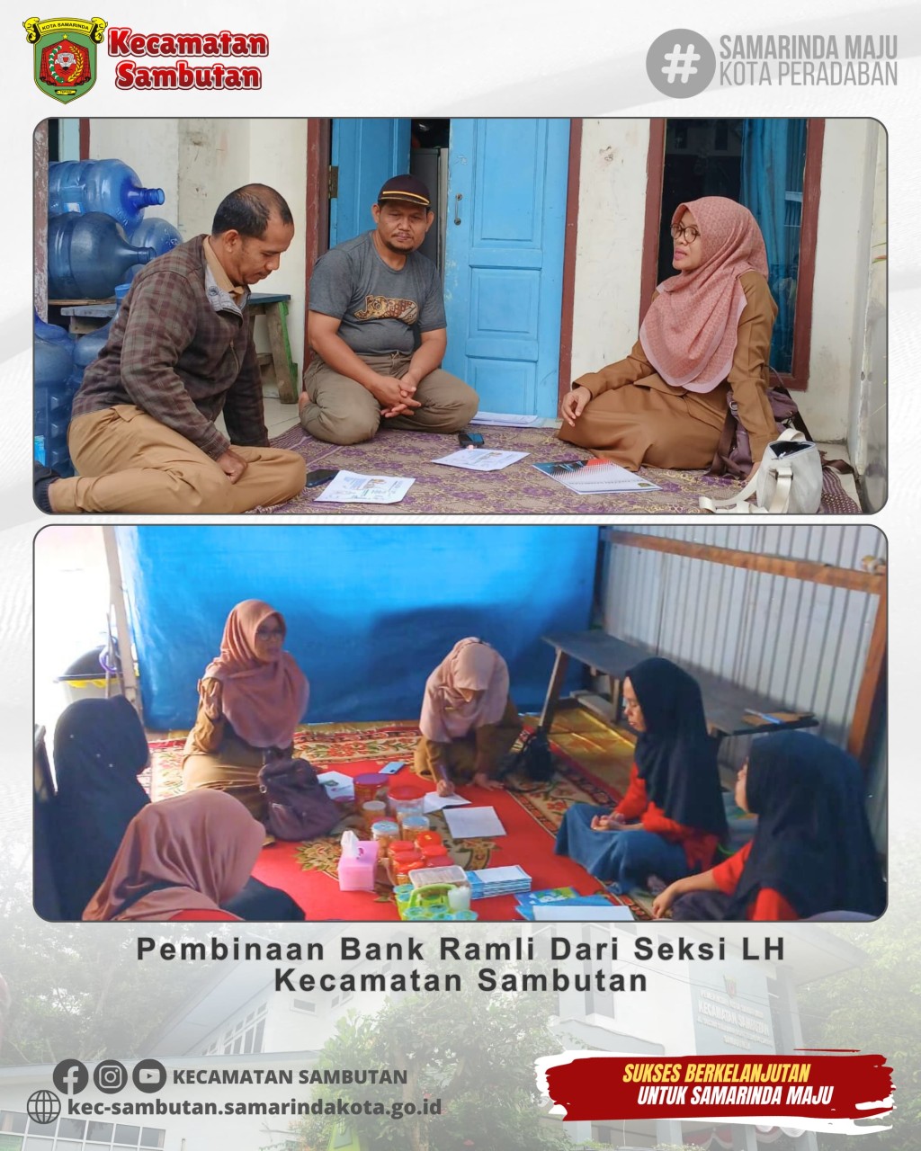Pembinaan Bank Ramli di Kelurahan Sindang Sari dan Kelurahan Pulau Atas