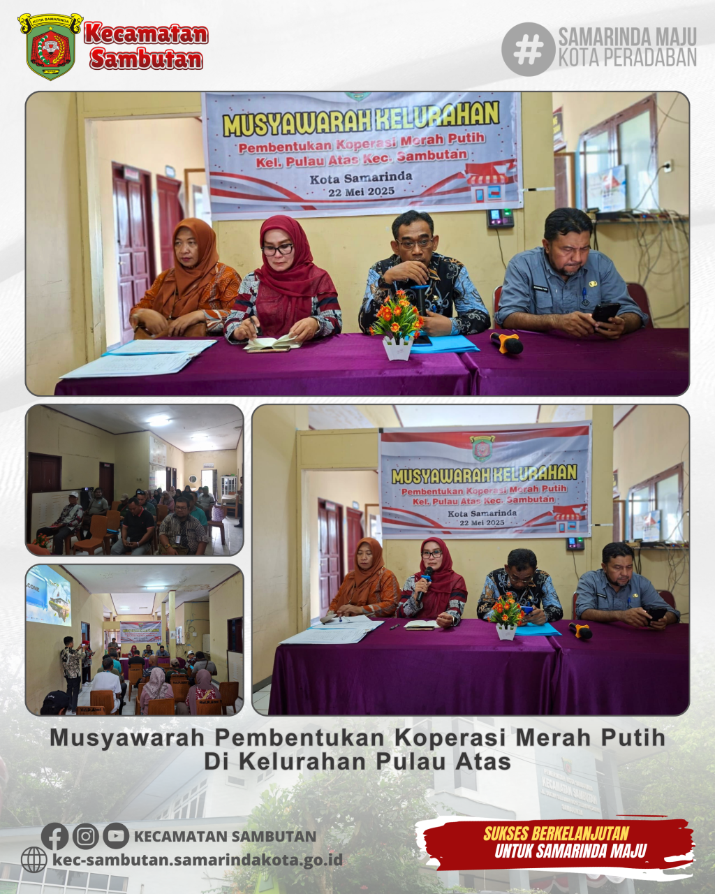 Musyawarah Pembentukan Koperasi Merah Putih Di Kelurahan Pulau Atas