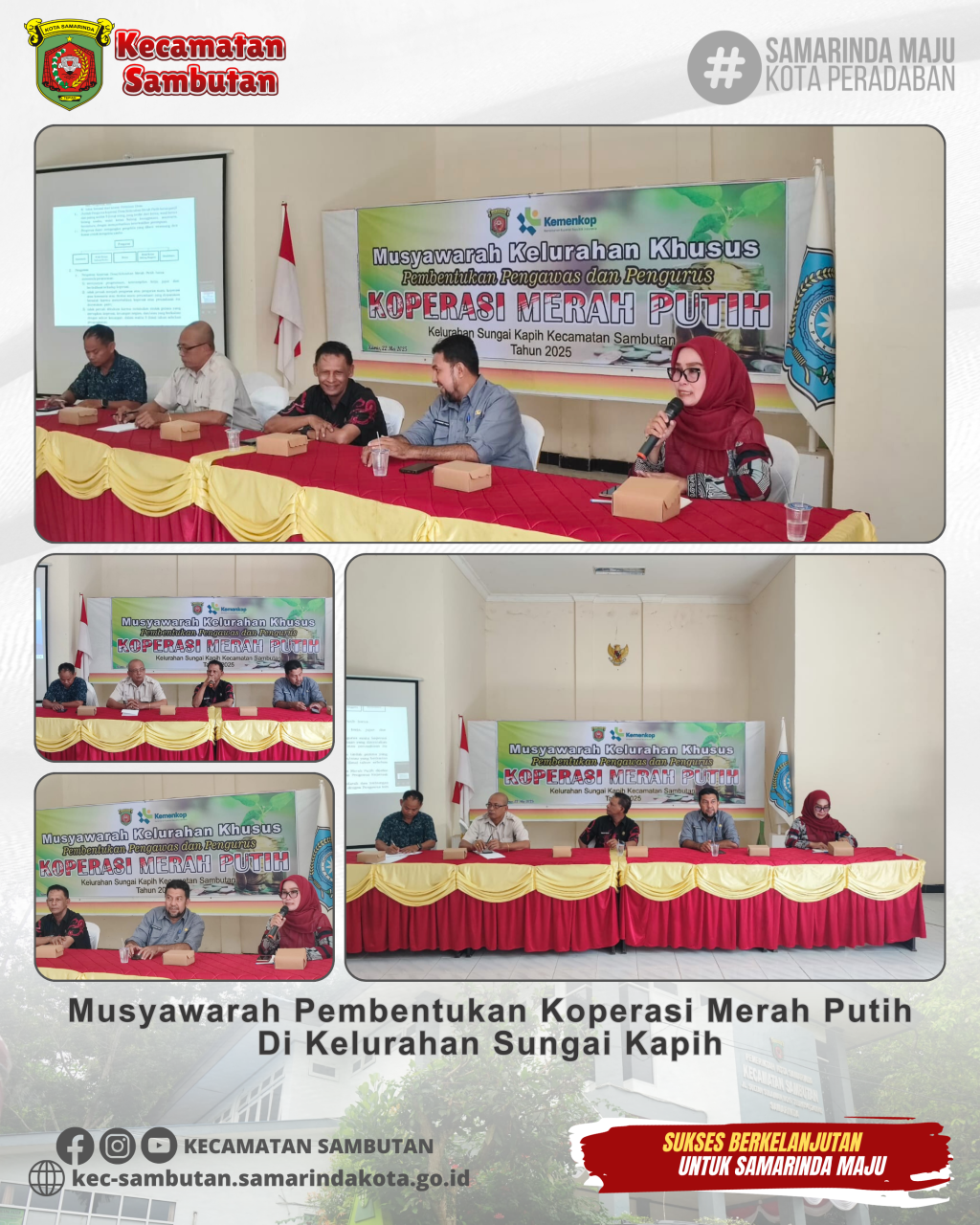 Musyawarah Pembentukan Koperasi Merah Putih Di Kelurahan Sungai Kapih