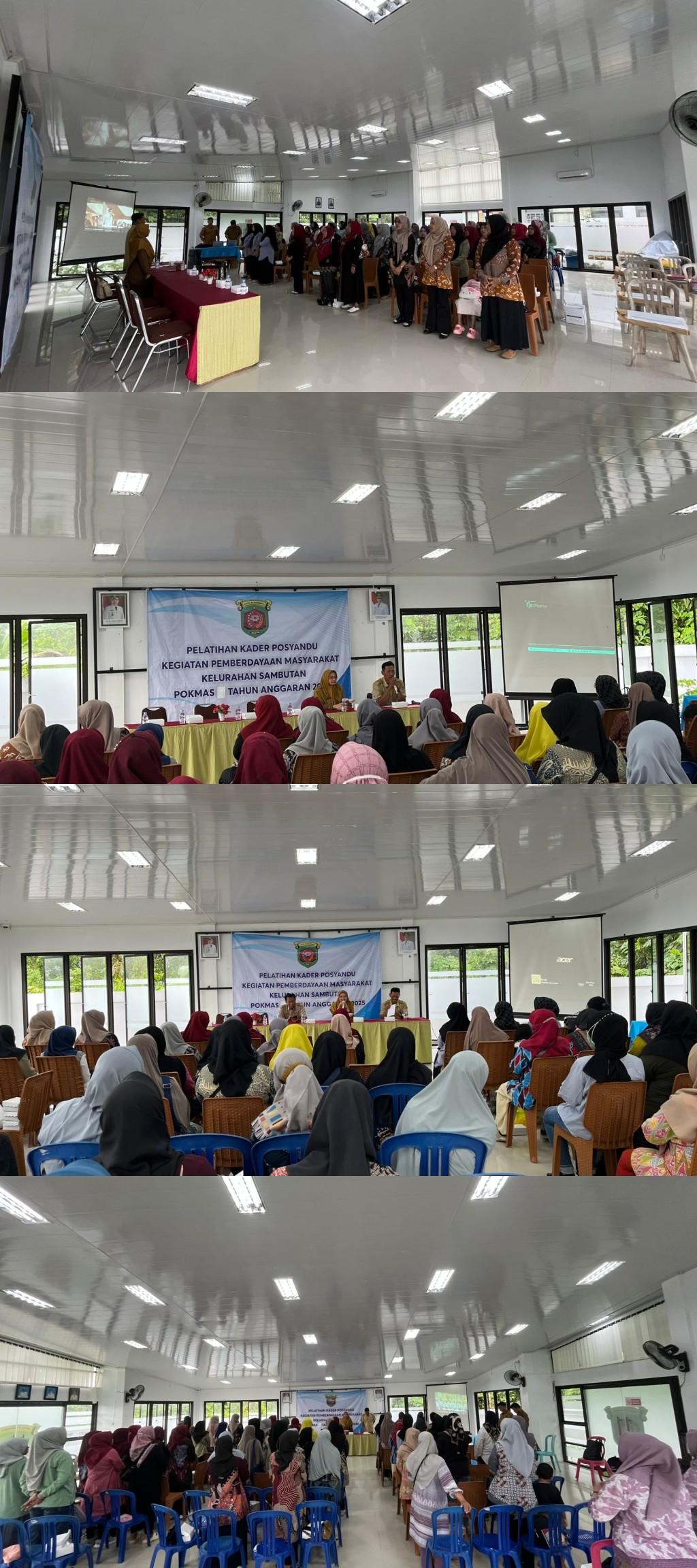Pelatihan Kader Posyandu di Kelurahan Sambutan